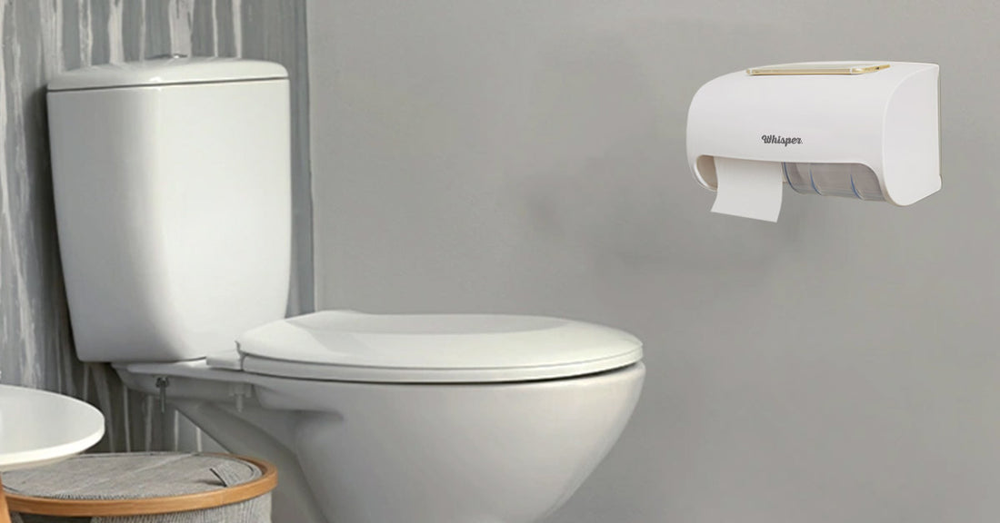 Introducing Whisper Dual Toilet Roll Holder: Where Elegance Meets Practicality