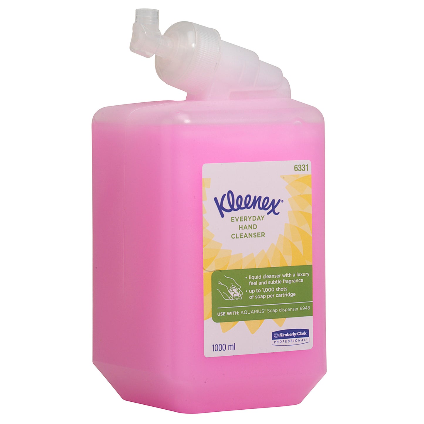 6331, everyday soap, hand soap cartridge, Kleenex hand soap, Kleenex soap, Liquid Hand Soap, Commercial Hand Soap, Commercial liquid hand soap, Hand Soap, Handwash, Handwash refill, Hygienic handwash, Liquid Hand Wash, Liquid hand wash refill, Liquid Soap, Luxury handwash