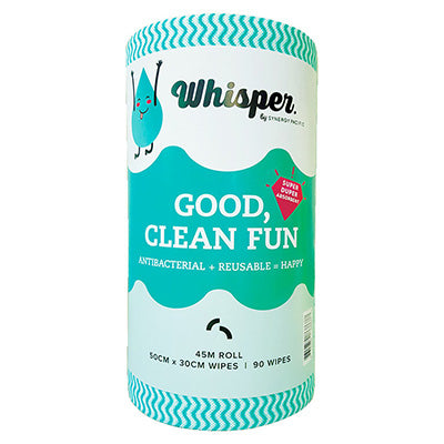 Super Absorbent Anti Bacterial Cleaning Wipes - Green