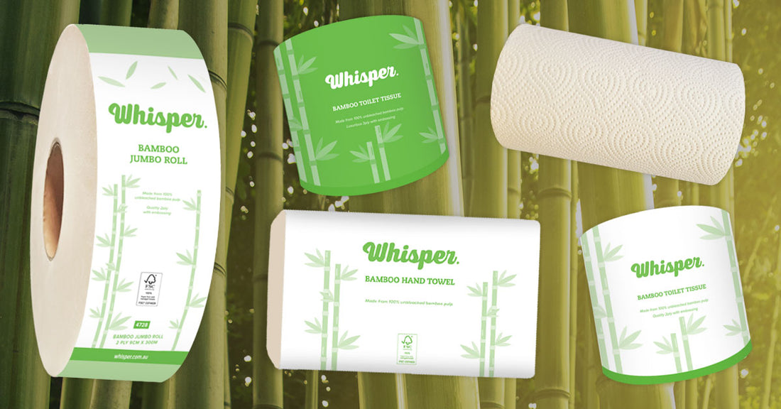 Embrace the Green Revolution with Whisper's Bamboo Paper Range!