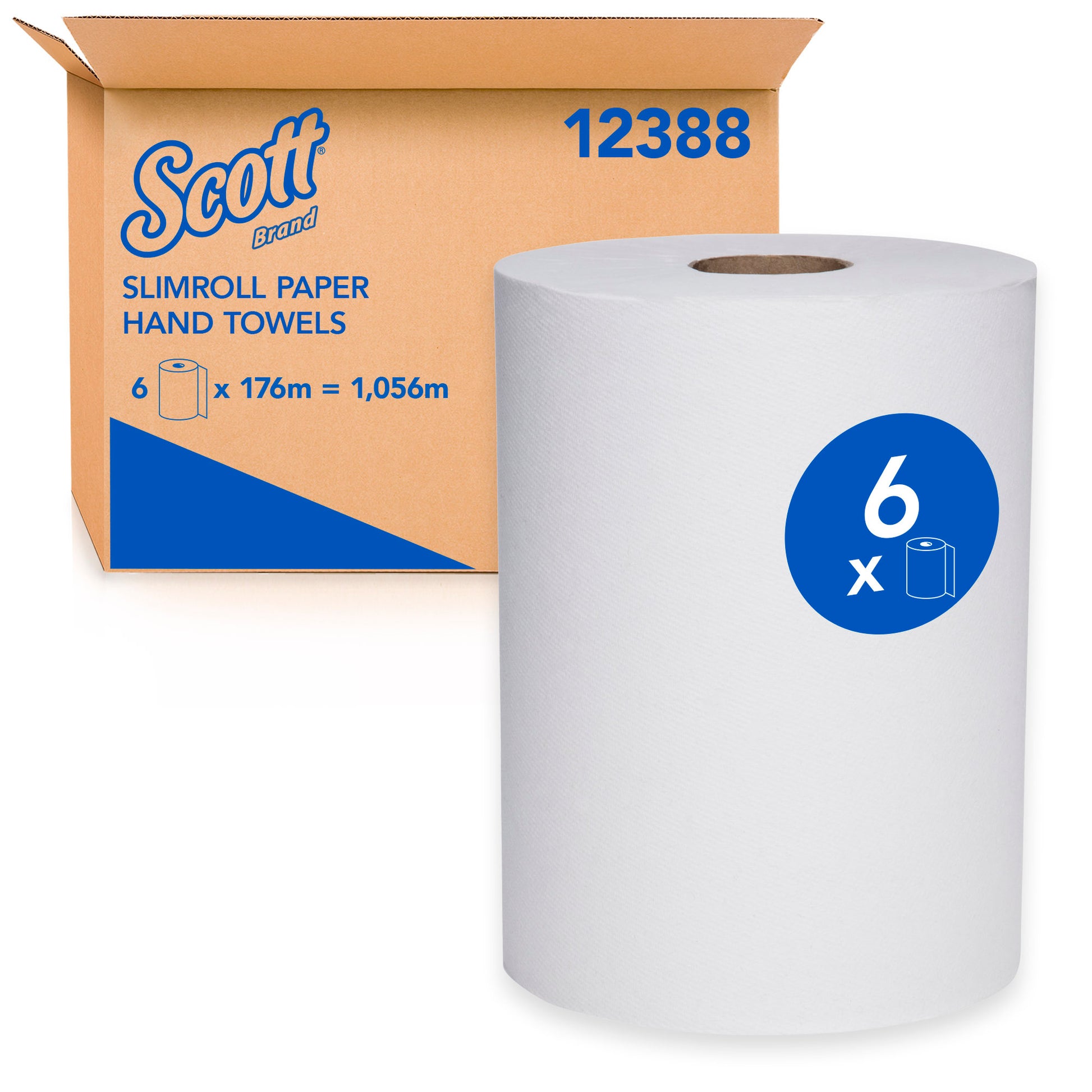 12388, Scott paper towels, Scott Slimroll hand towel, White paper towel roll, White paper towels, white roll paper, Bulk paper towels, compact paper towel, Disposable paper towels, Paper hand towels, Paper towel roll, Paper towels, Paper wipes roll, Reusable Wipers,