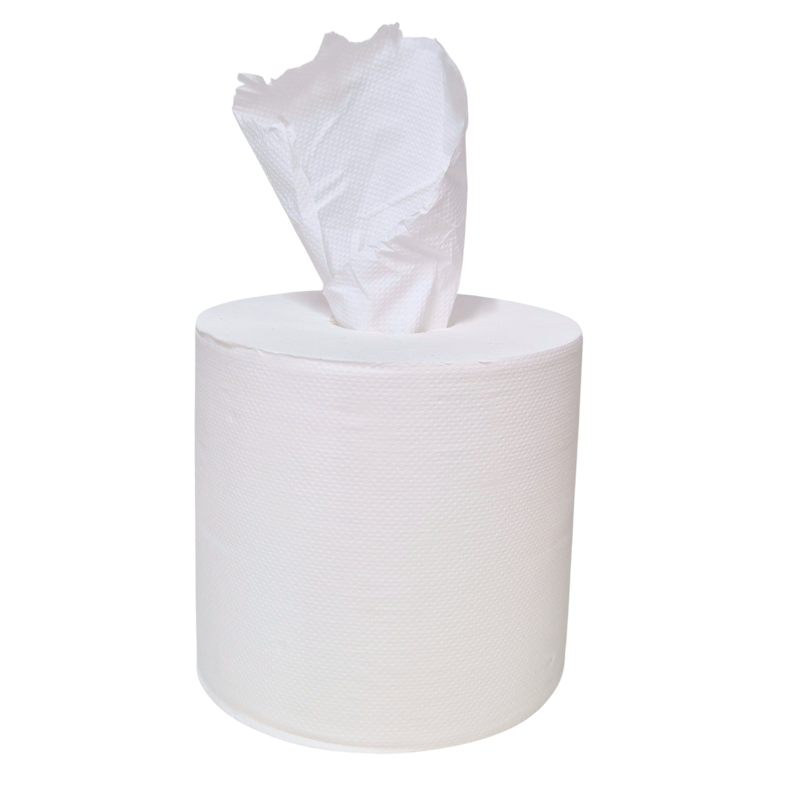 Centrefeed paper hand towel, whisper, 2419, white, centrefeed, roll towel, roll hand towel