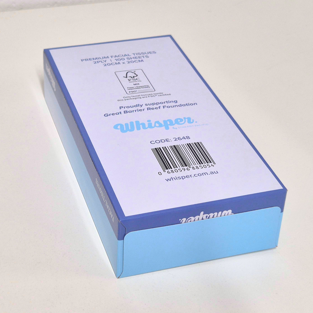 Facial Tissues 2ply 100 sheets