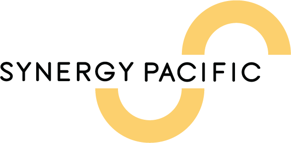 Synergy Pacific logo about us, wholesalers, bulk toilet paper, bulk hand towels, part of the solution