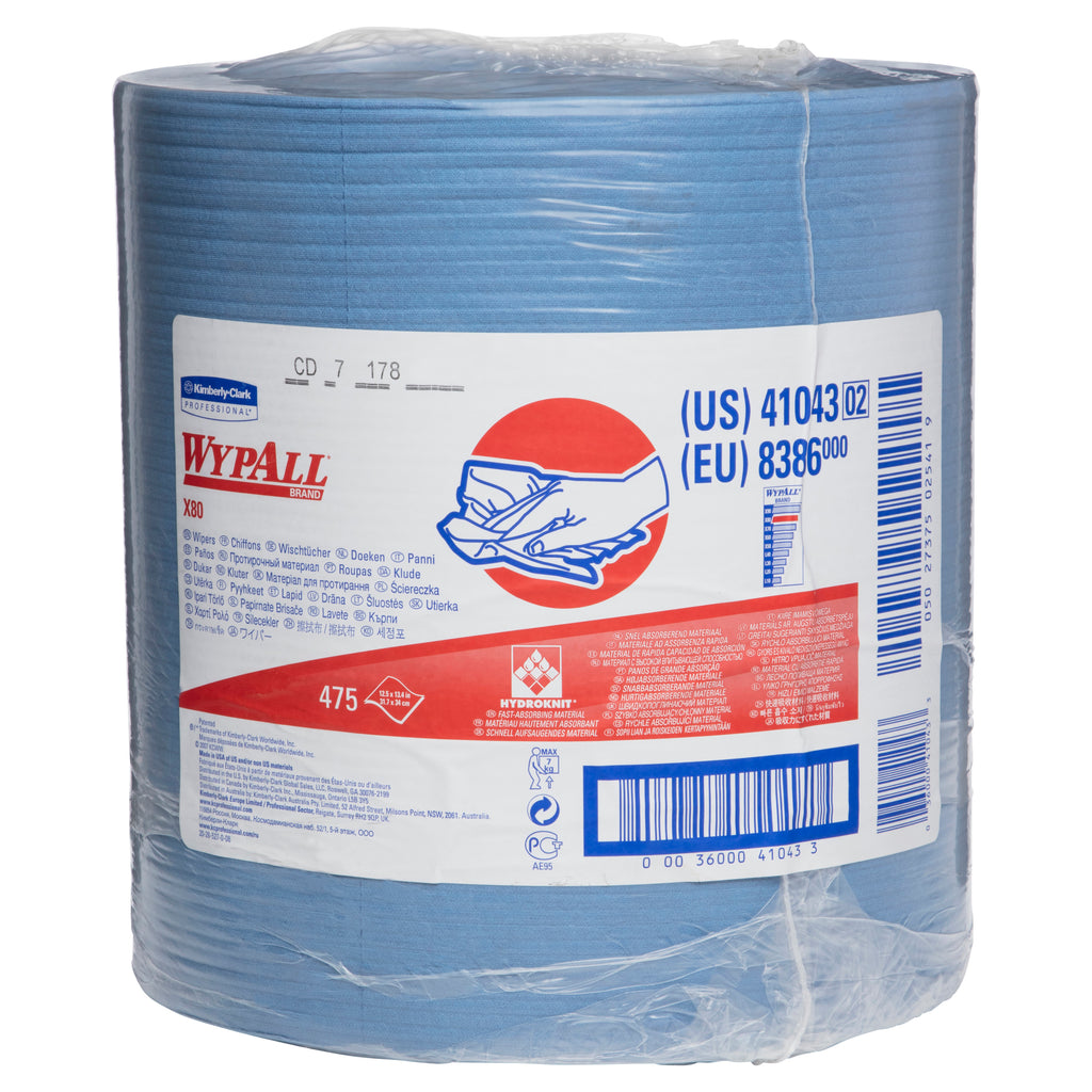 Jumbo roll, Jumbo roll blue wipes, Jumbo roll wipers, Jumbo roll wipes, Wypall Blue jumbo roll, Wypall cleaning wipes, Wypall jumbo roll, Wypall X80 jumbo roll, Blue roll, Blue roll wipes, Blue wipes roll, Cleaning cloths, Cleaning wipes, Cleaning wipes roll, Cloth wipes, Extended use wipes, Reusable cleaning cloth, Reusable cleaning wipes, Reusable cloth wipes, Reusable cloths, Reusable wipes, Wipe rolls, Wipes