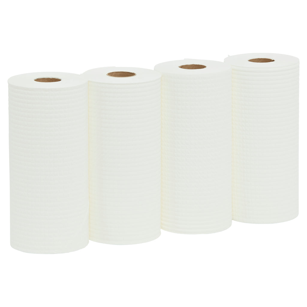 WYPALL® X50 Small Roll Wipers (4198) - Small Cleaning Wipers - 70m White Disposable Wipers / Roll
