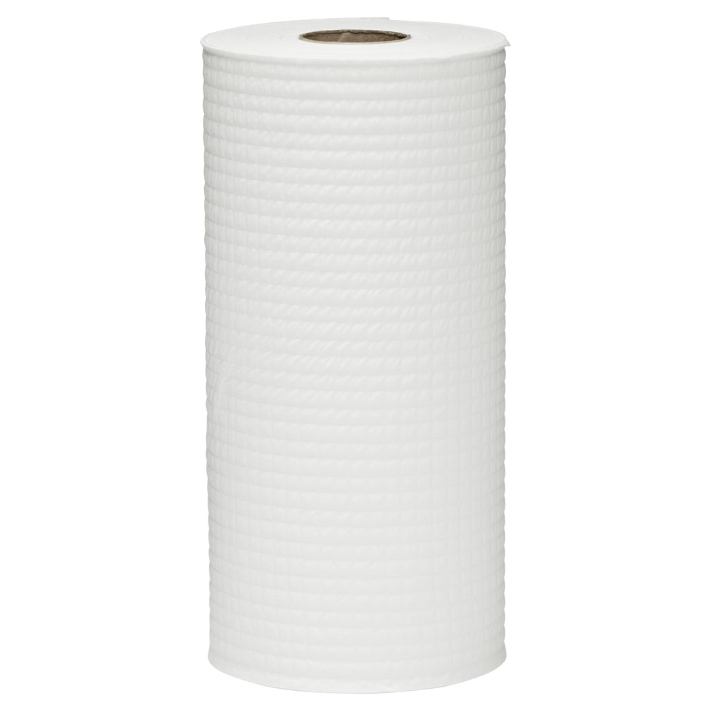 WYPALL® X50 Small Roll Wipers (4198) - Small Cleaning Wipers - 70m White Disposable Wipers / Roll
