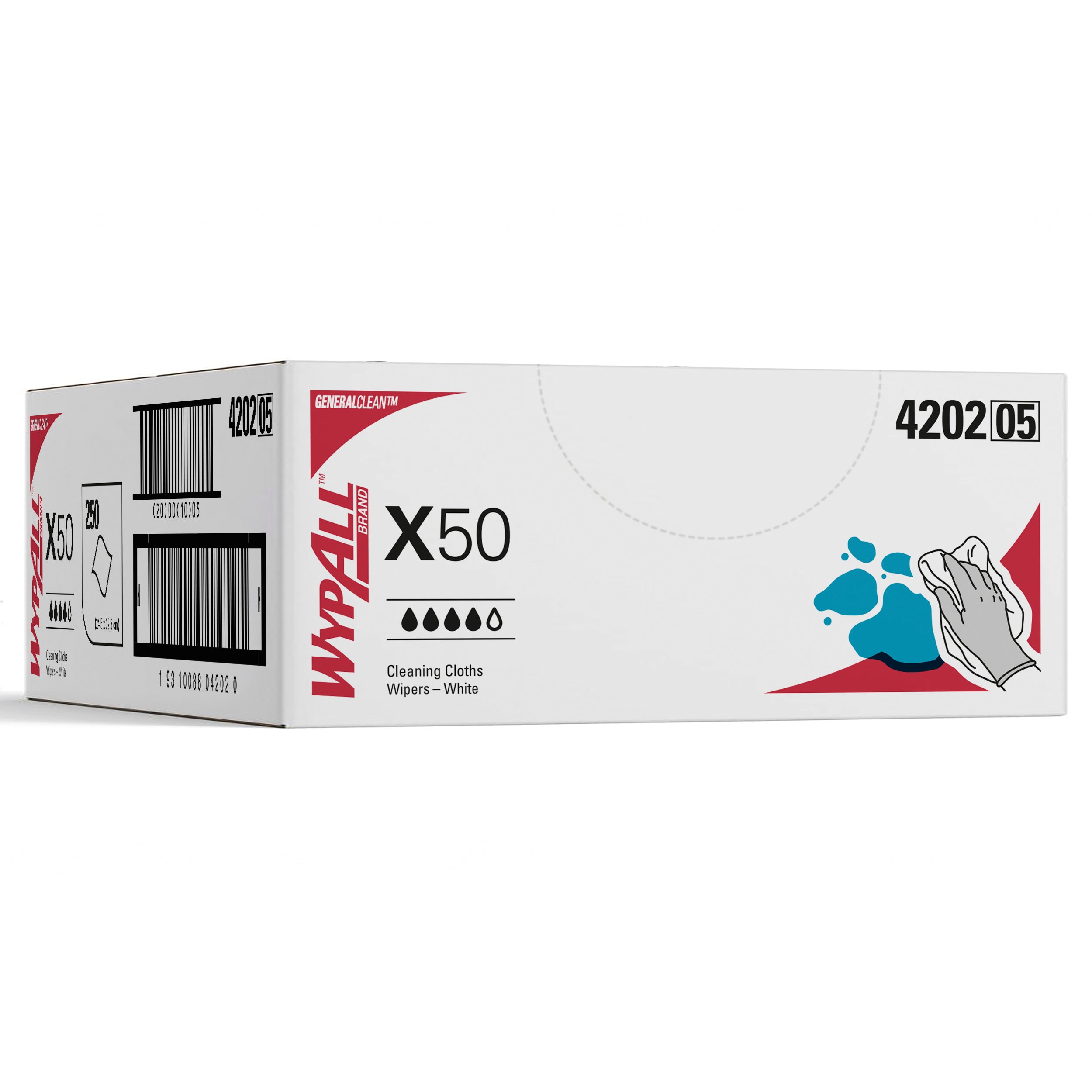 4202, Kimberly-Clark Professional® 4202, Wipers, WypAll™ X50 Wipers