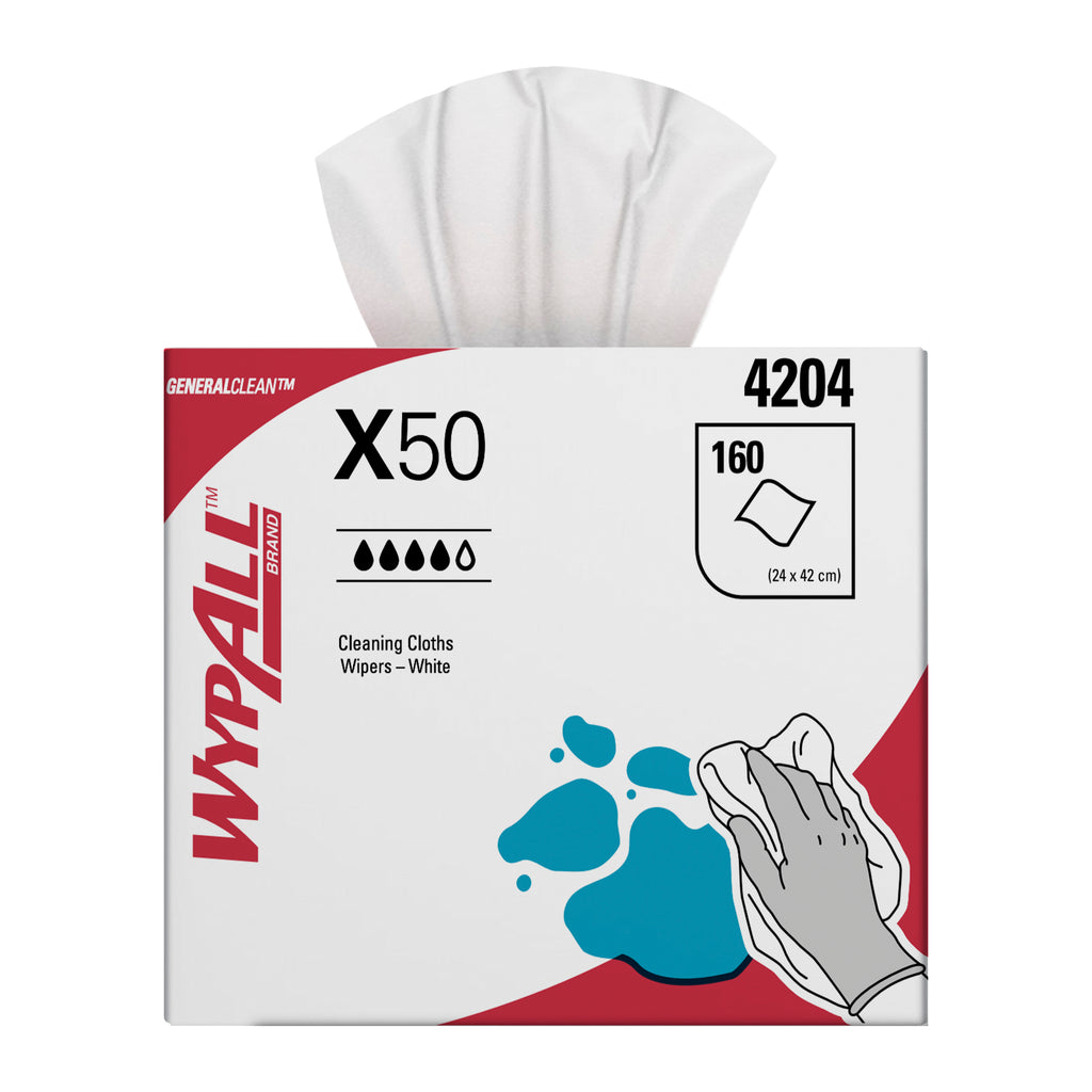 4204, Kimberly-Clark Professional® 4204, Wipers, WypAll™ X50 Wipers