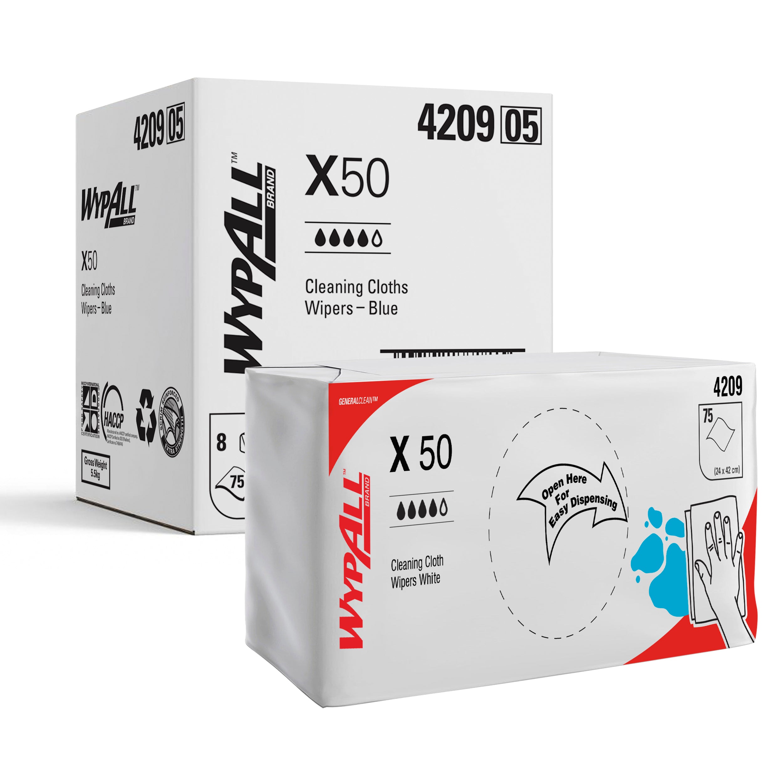 4209, WypAll® 4209, Cloth Wipers, Cloth Wipes, Heavy Duty Wipers, Reusable Wipers