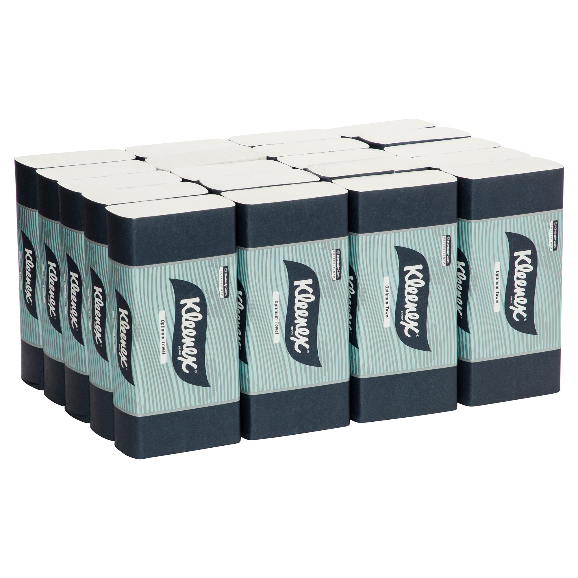 KLEENEX® Optimum Hand Towels (4456), Folded Paper Hand Towels, 20 Packs / Case, 120 Paper Towels / Pack (2,400 Towels), 4456, Optimum Hand Towel, Optimum Paper Towel, Optimum Towel