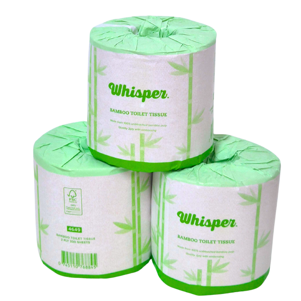 Bamboo Toilet Tissue 2Ply 330 Sheets