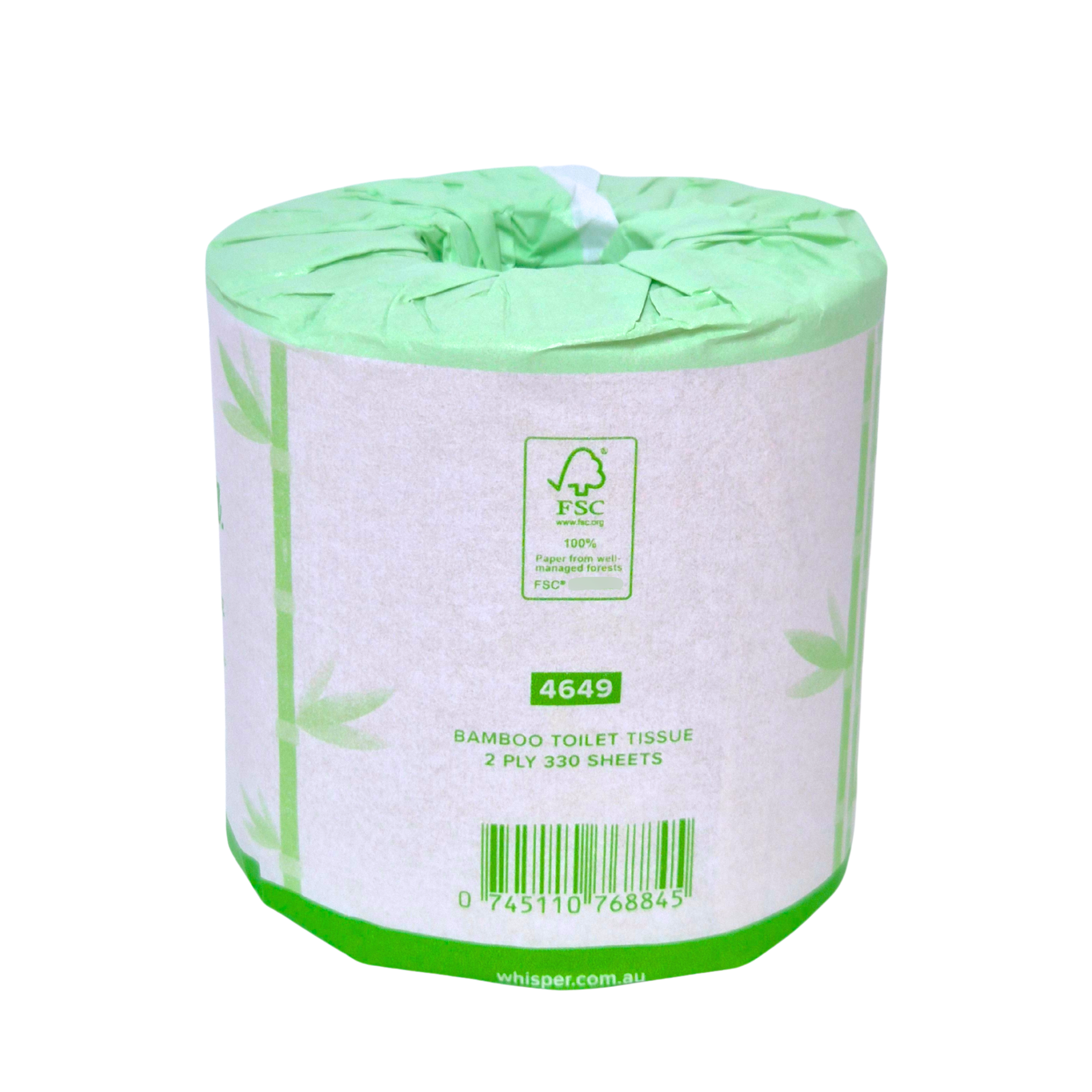 Bamboo Toilet Tissue 2Ply 330 Sheets