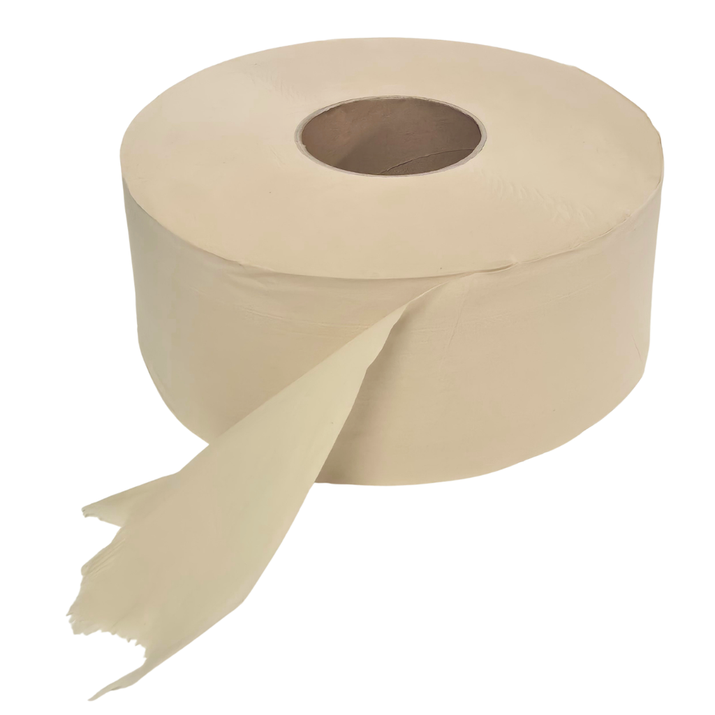 unbleached beige jumbo toilet tissue, bamboo toilet paper, jumbo toilet roll, whisper bamboo, bamboo better, great for high traffic areas