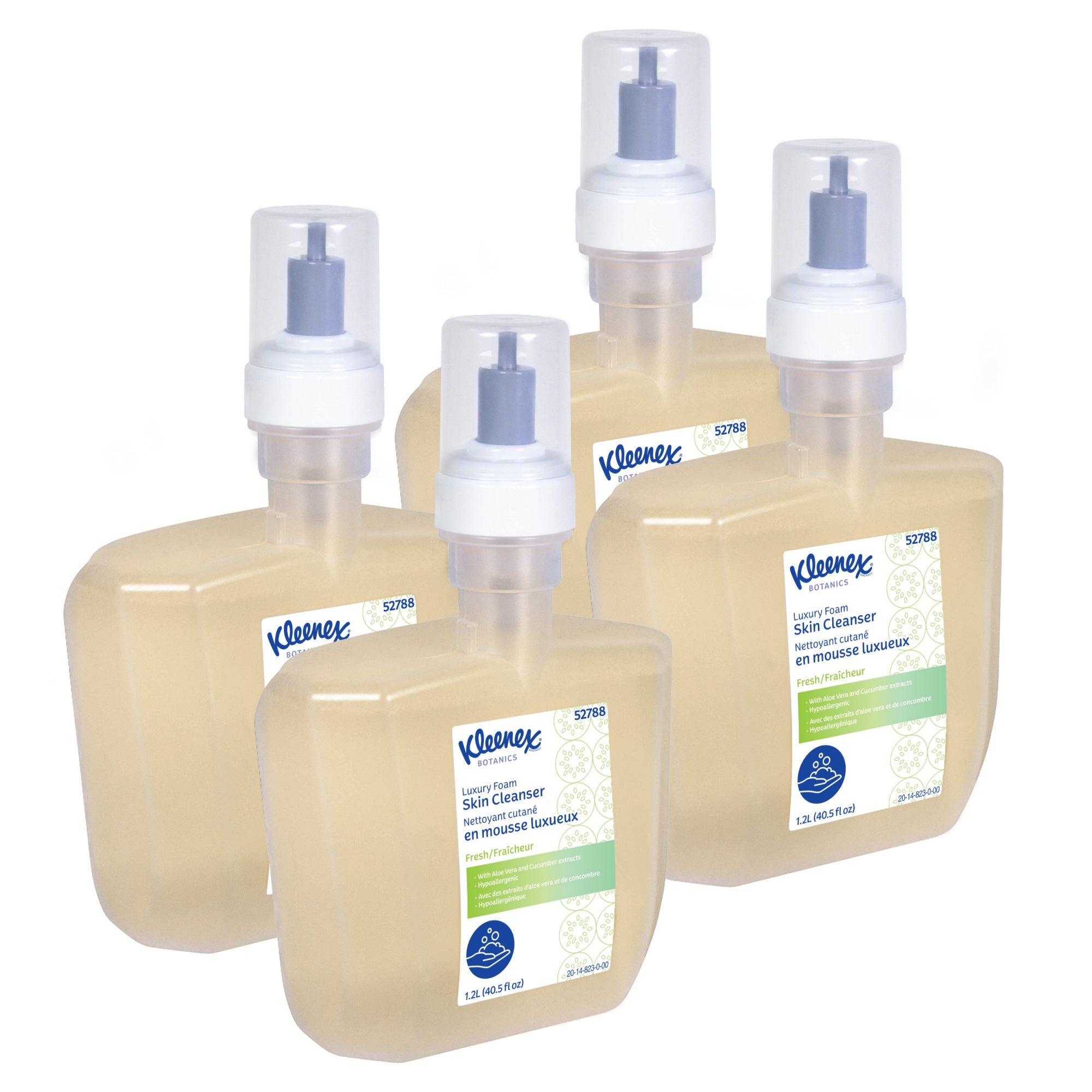 Kleenex® Botanics Luxury Foam Skin Cleanser (52788), Clear, Fresh Scent, 1.2 L, 4 Bottles/Case
Categories