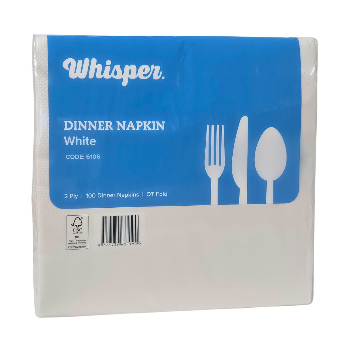 Dinner Napkin White