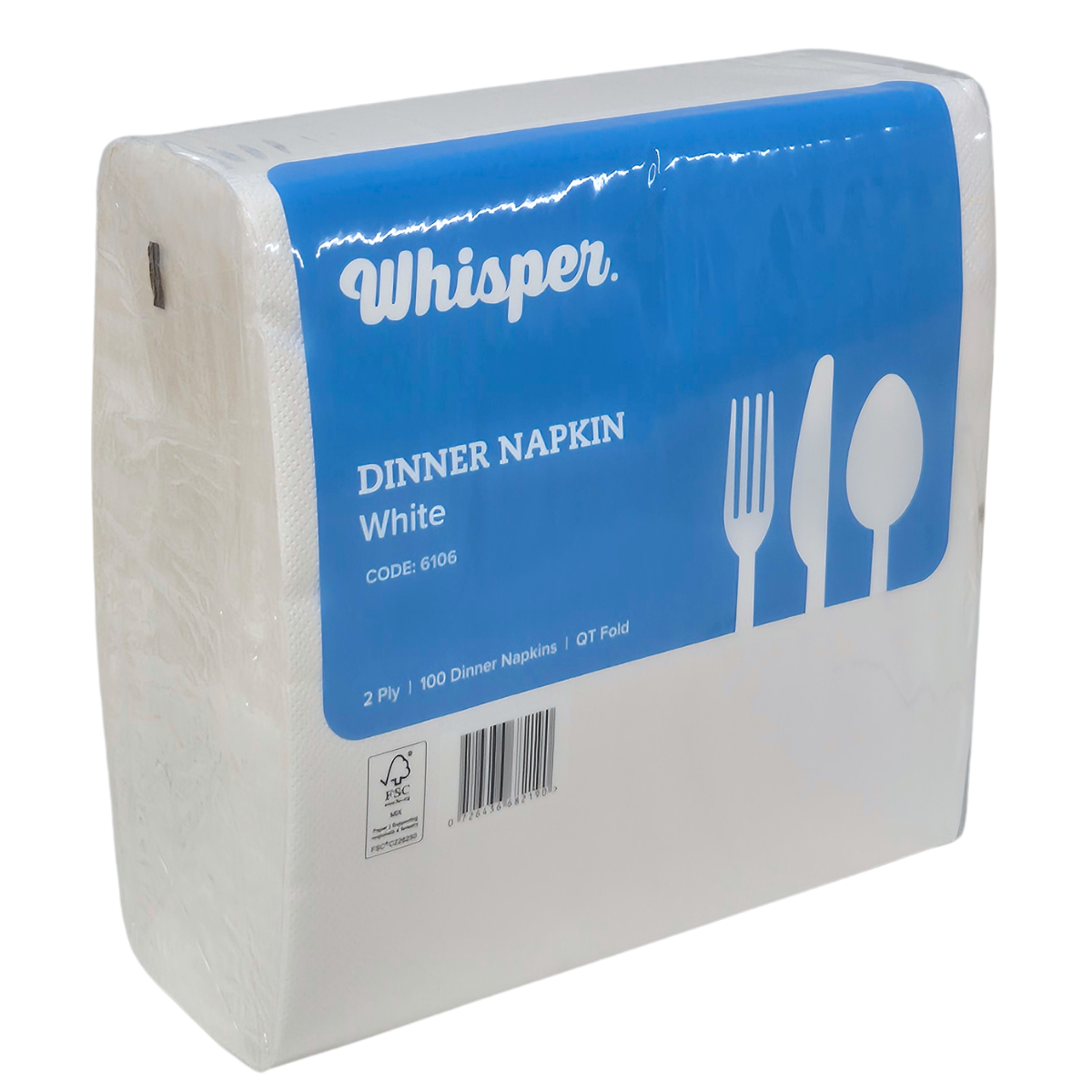 Dinner Napkin White
