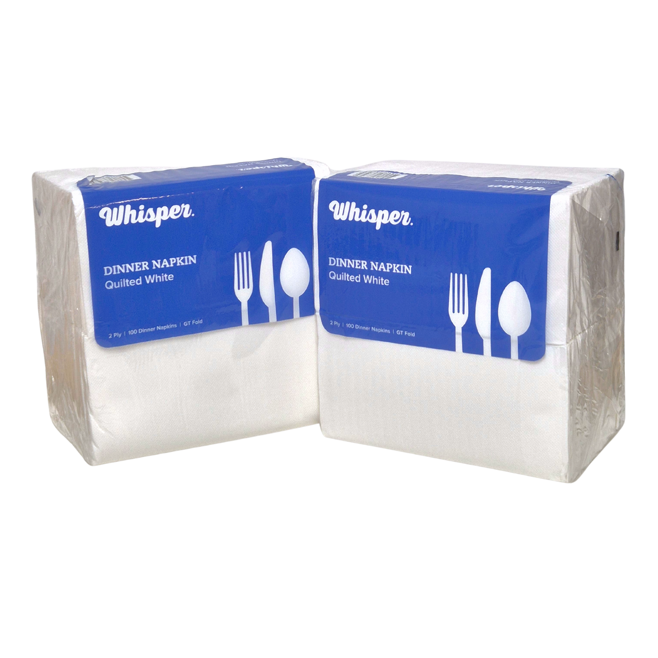 Quilted Dinner Napkin White