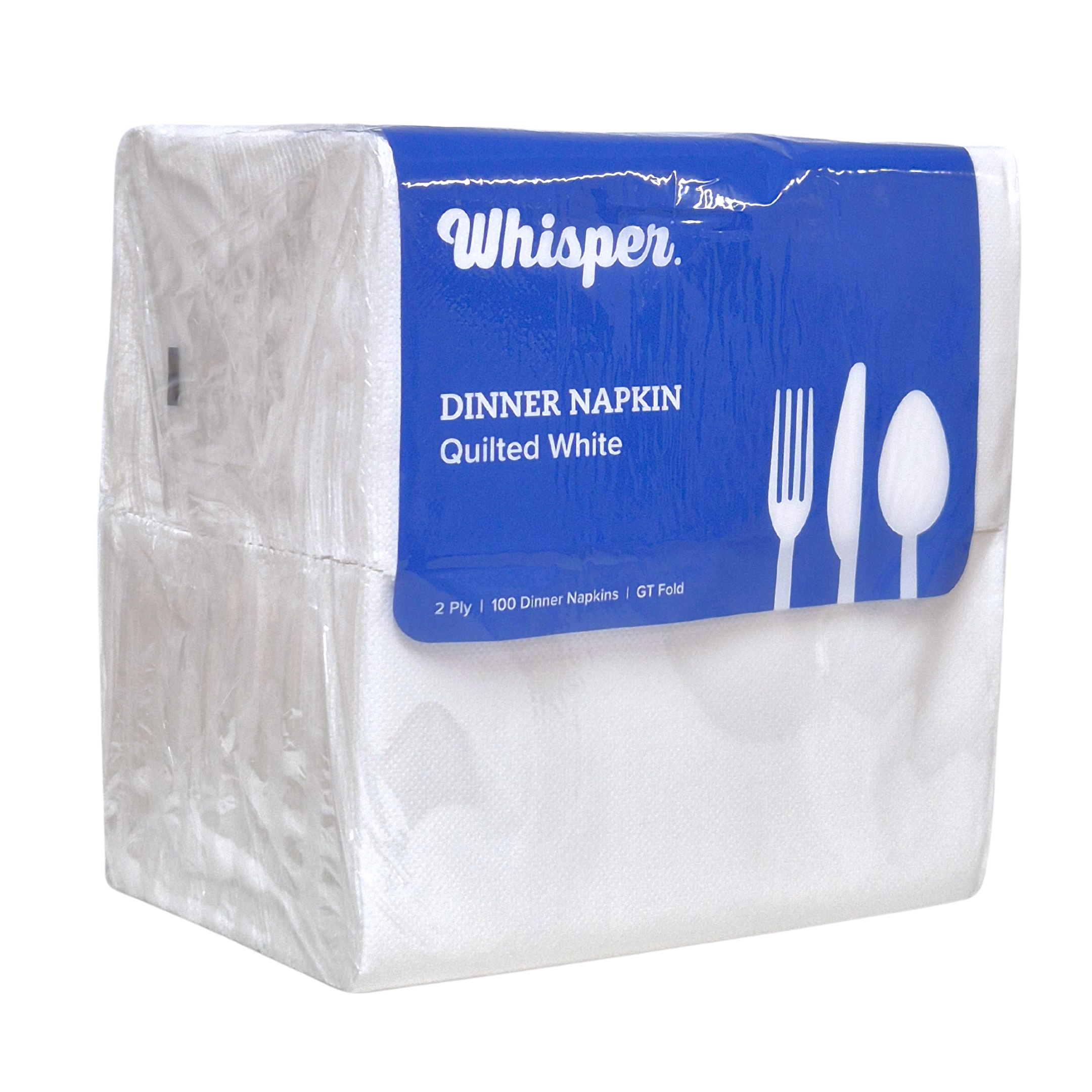 Quilted Dinner Napkin White