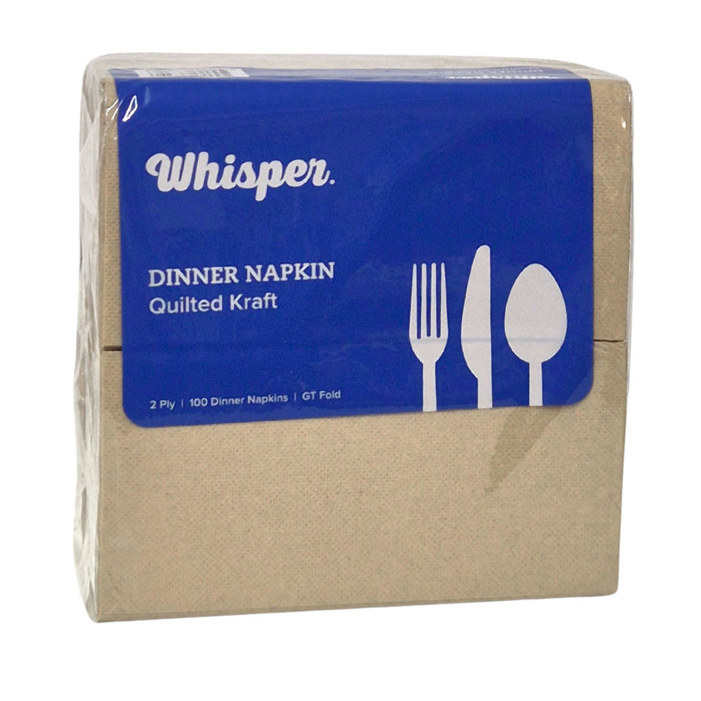 Quilted Dinner Napkin Kraft