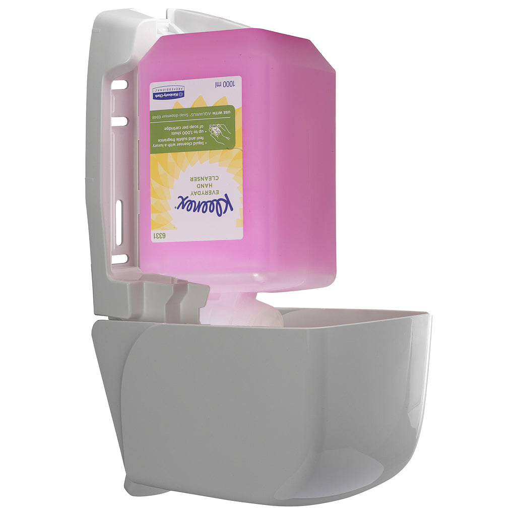 KLEENEX® Liquid Hand Soap (6331), Everyday Use Hand Cleanser, 6 Cartridges / Case, 1 Litre / Cartridge (6L), 6331, everyday soap, hand soap cartridge, Kleenex hand soap, Kleenex soap, Liquid Hand Soap