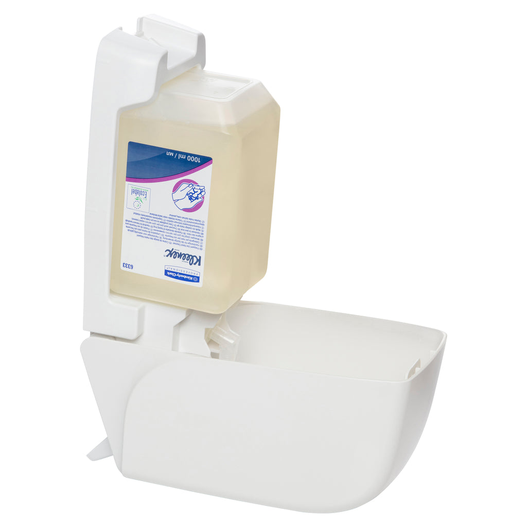 KLEENEX® Liquid Hand Soap (6333), Frequent Use Handwash, 6 Cartridges / Case, 1 Litre / Cartridge (6L)