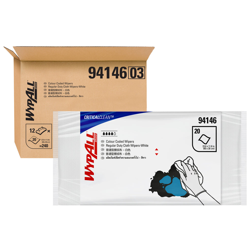 Cleaning cloths, Cleaning rag, colour coded cleaning cloths, colour coded cloths, Multipurpose cleaning cloths, Multipurpose cloths, Reusable cleaning rags, Reusable cloths, White cleaning cloths, White cleaning rags, White microfibre cleaning cloths, Wiper, Wipes