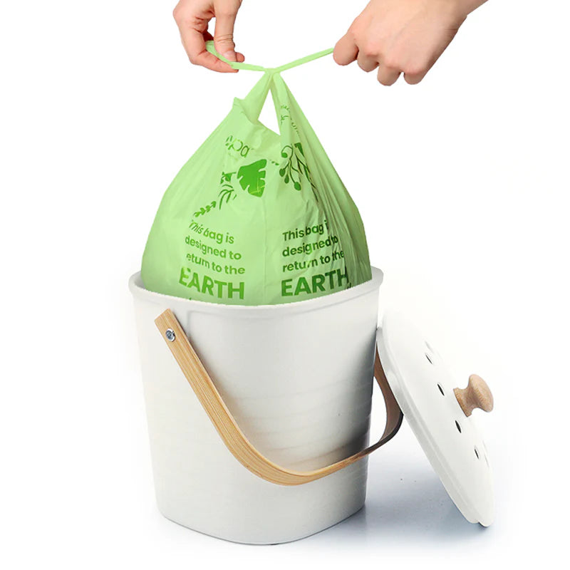 Ecopack 36L Compostable Bin Liners - Box Dispenser Large & Tie Handles