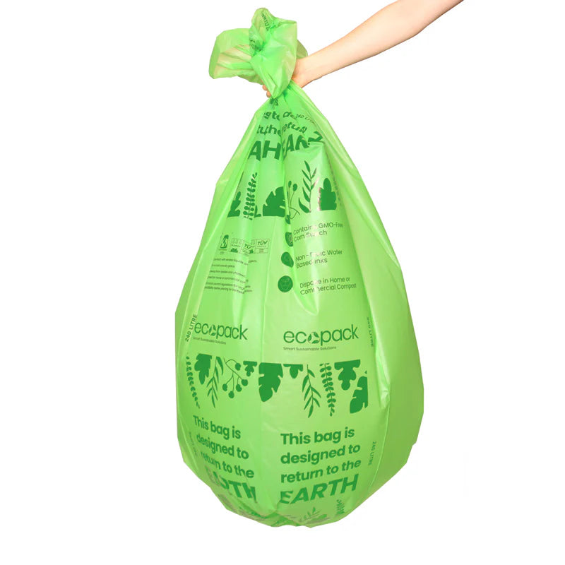 Ecopack 240L Compostable Wheelie Bin Bags