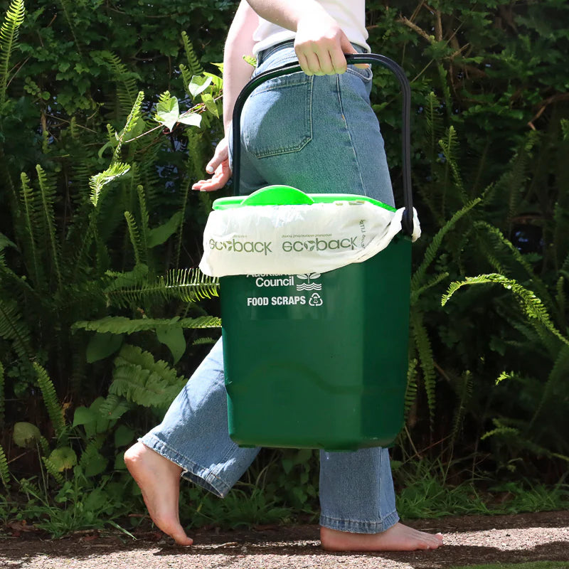 Ecopack 36L Compostable Bin Liners Large - Tie Handles