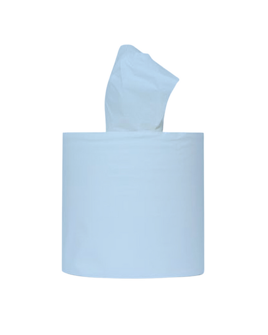 Blue Centrefeed paper hand towel, hand towel manufacturer, blue hand towel, whisper, whisper paper products, bulk purchase