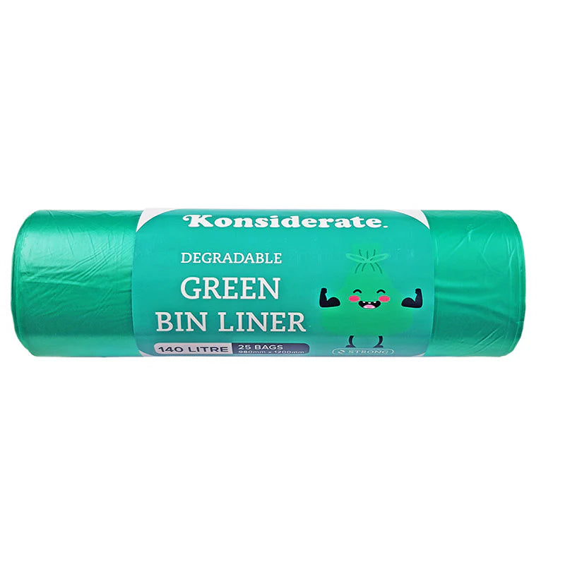 Green Degradable Bin Liner 140L