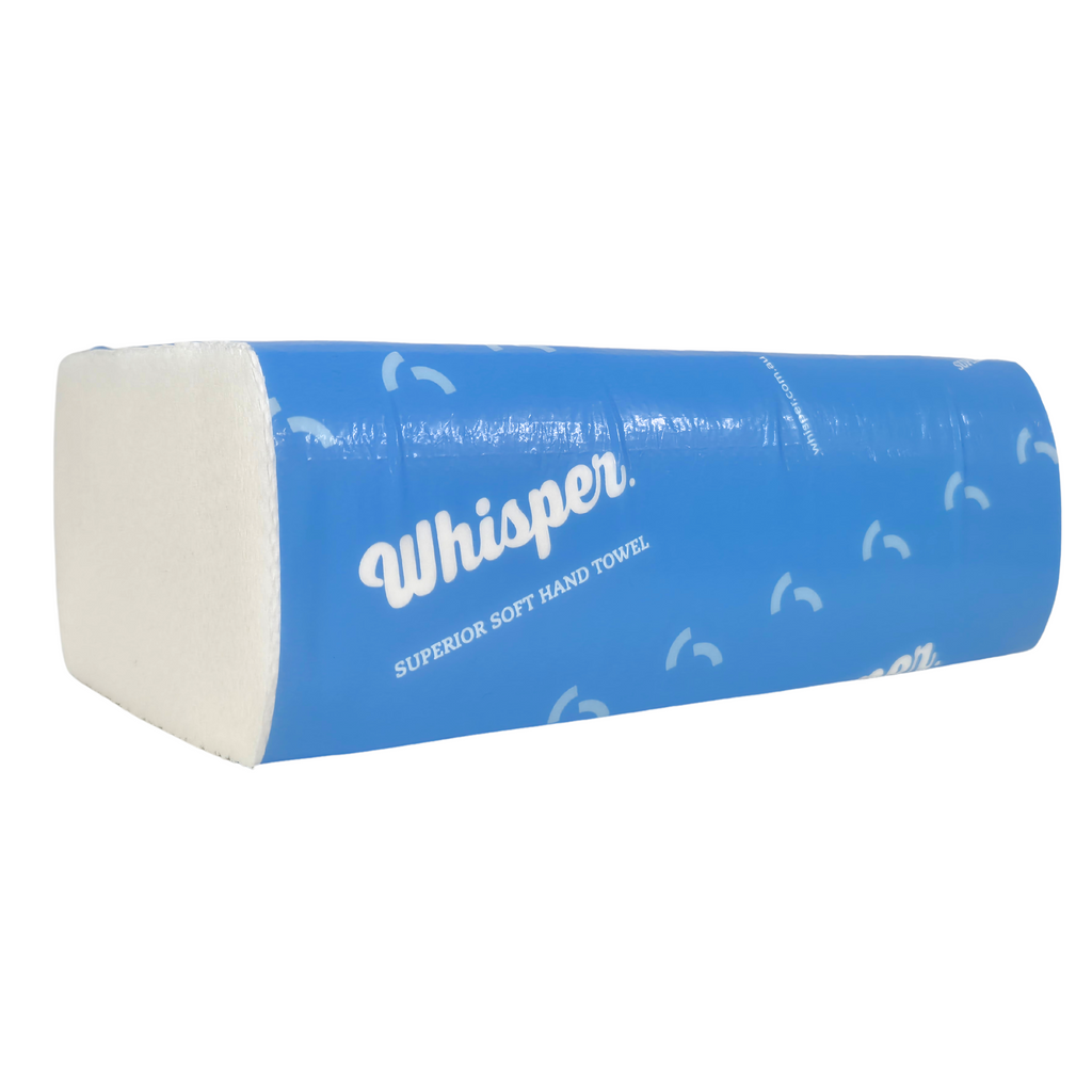 Whisper 3830, Folded Hand Towel, paper hand towel, paper towel, soft paper hand towel, TAD