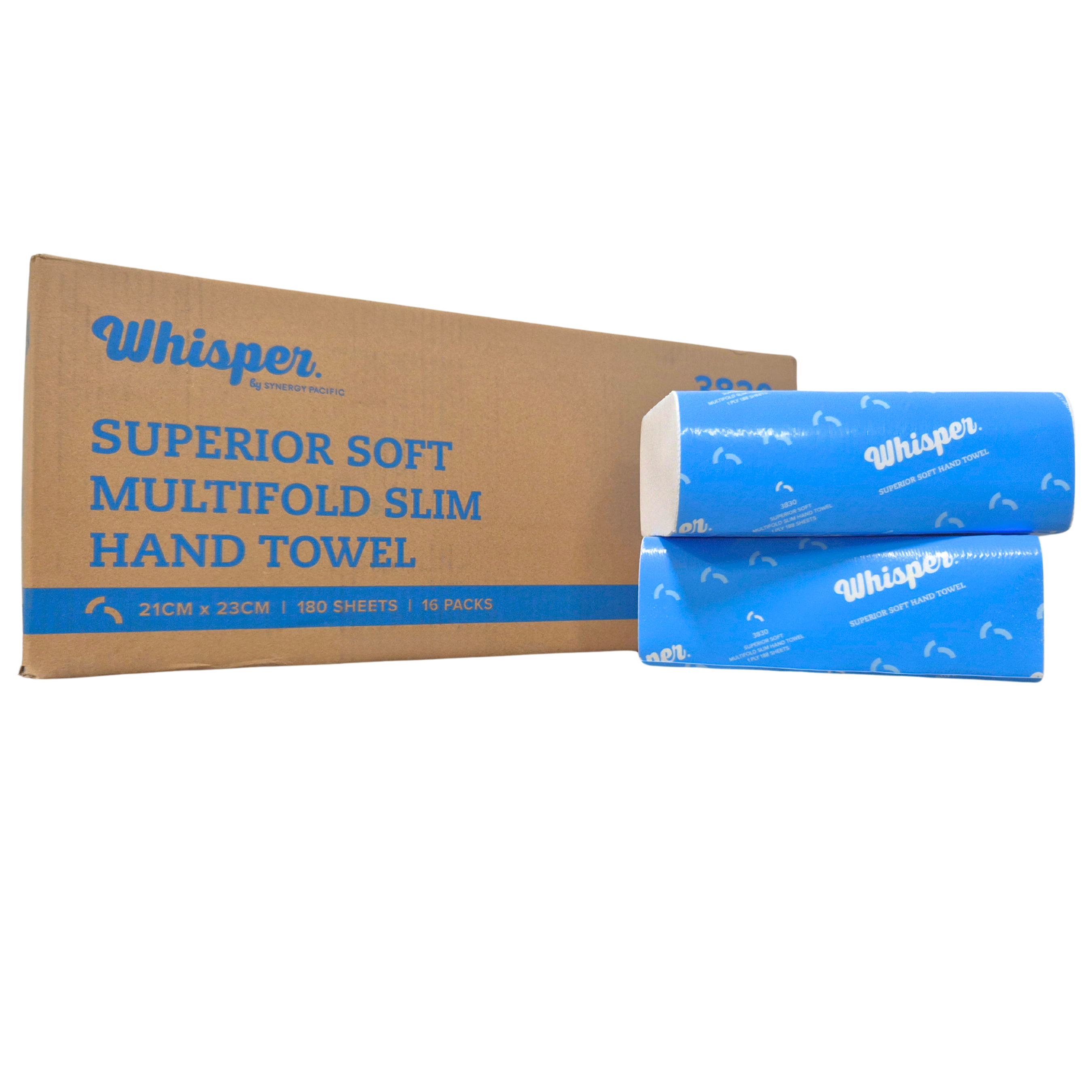 Whisper 3830, Folded Hand Towel, paper hand towel, paper towel, soft paper hand towel, TAD