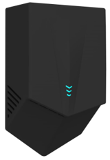 Black High Speed Electric Hand Dryer with HEPA Filter