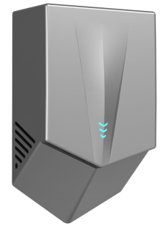 Silver High Speed Electric Hand Dryer with HEPA Filter